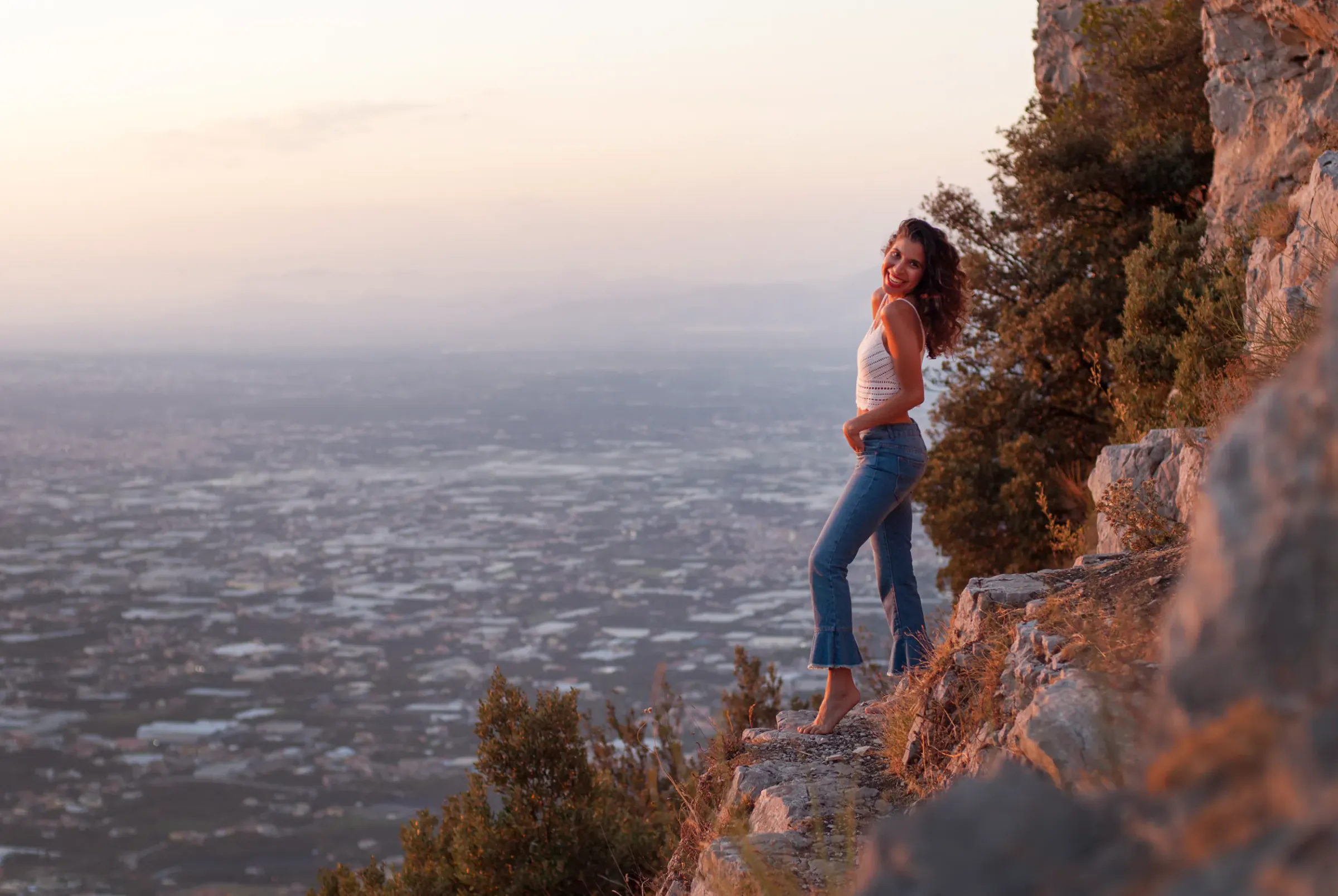 Фотосессия с Vespa в Трамонти — Камелия