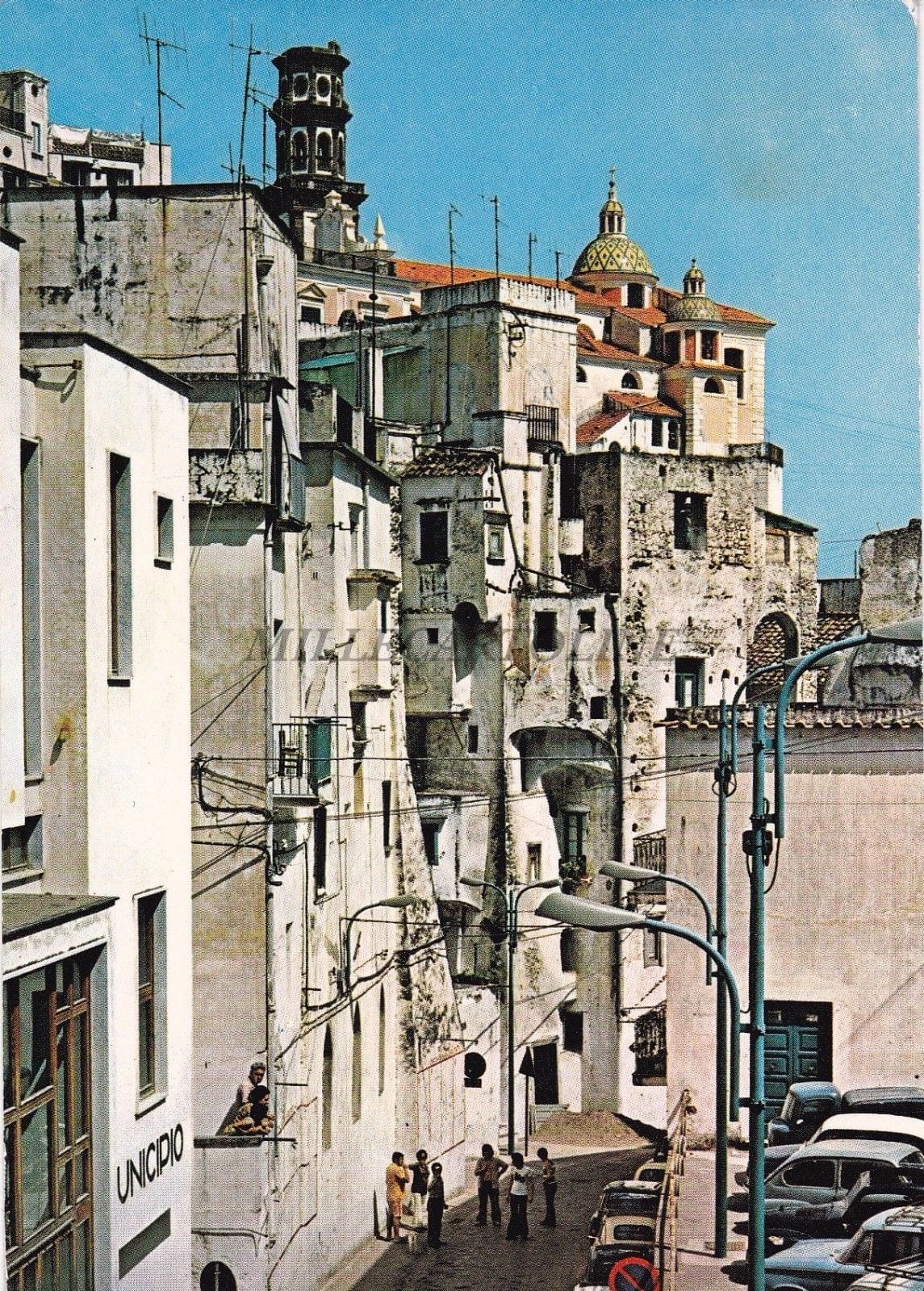 Atrani. Main street. The view from our apartment of 1974