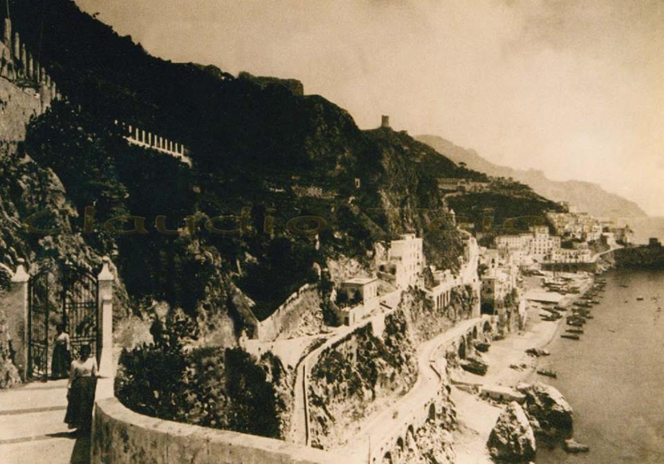 Историческая панорама Амальфи. 1950е годы.